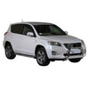 Par de Estribos Barras Laterales para Toyota RAV4 XA30 2010-2012 Plata Acero 2x