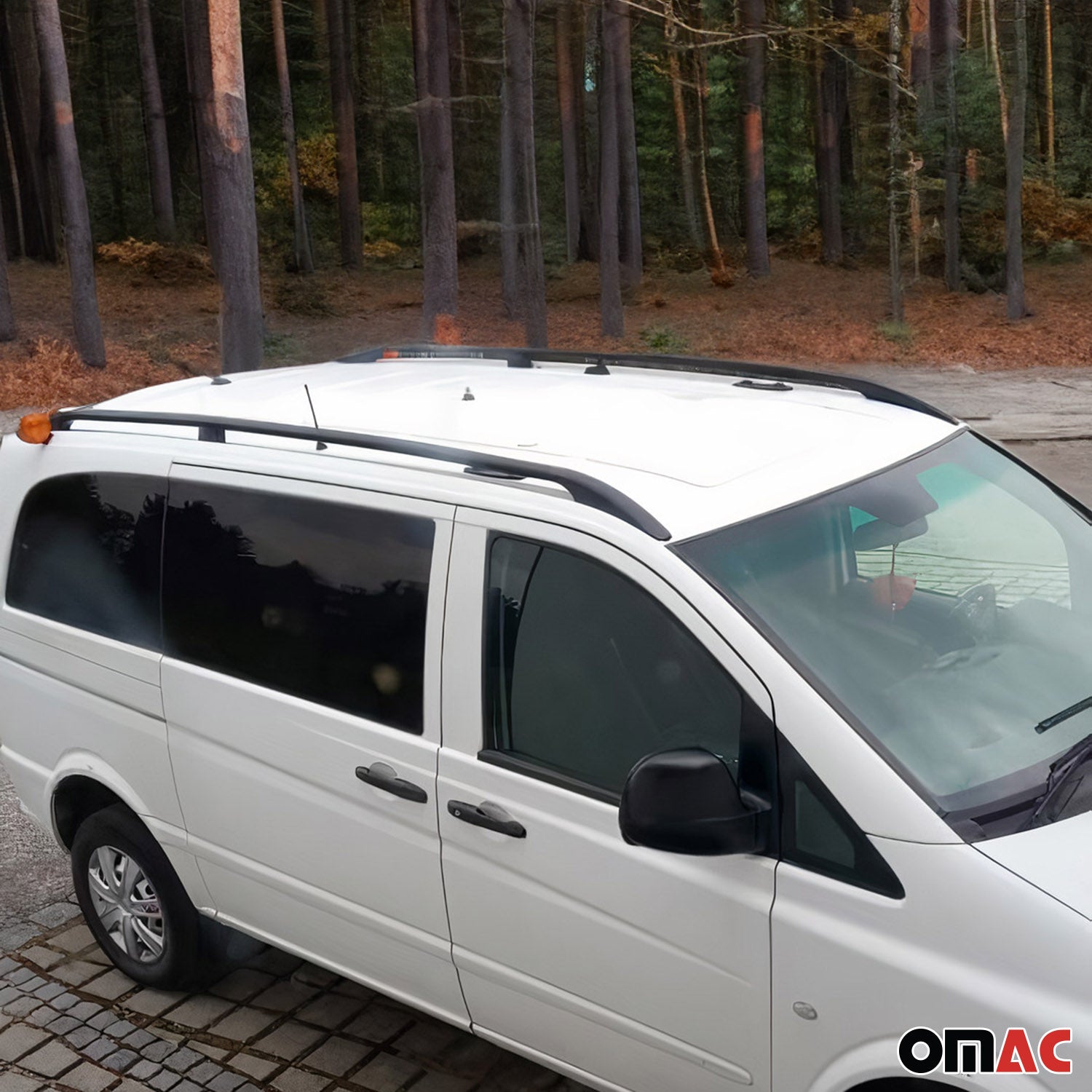 Rieles de Techo Coche para VW Caddy 2010-2020 L1 Kurz Negro Aluminio 2Pza