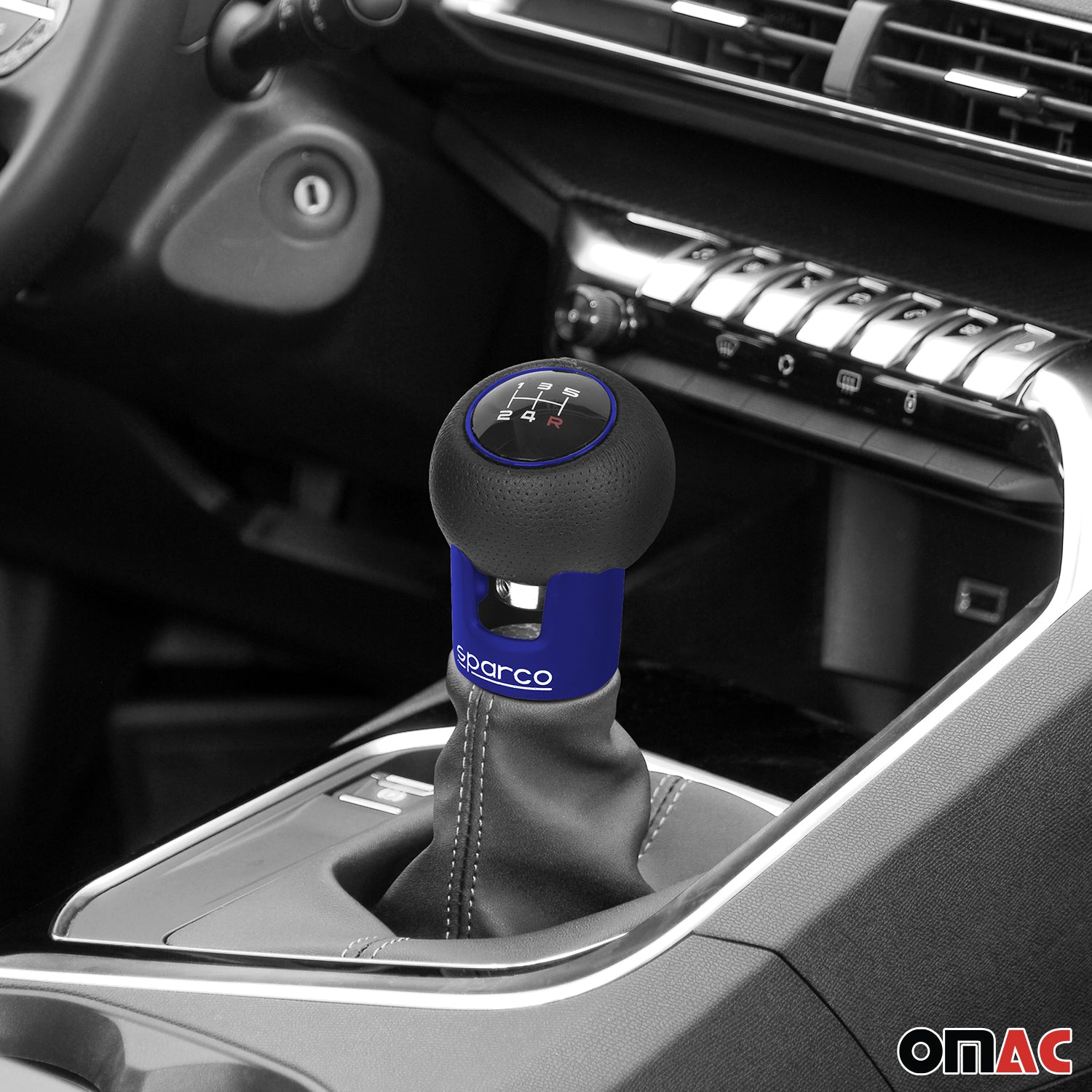 Sparco Palanca de Cambios Universal Azul Aluminio