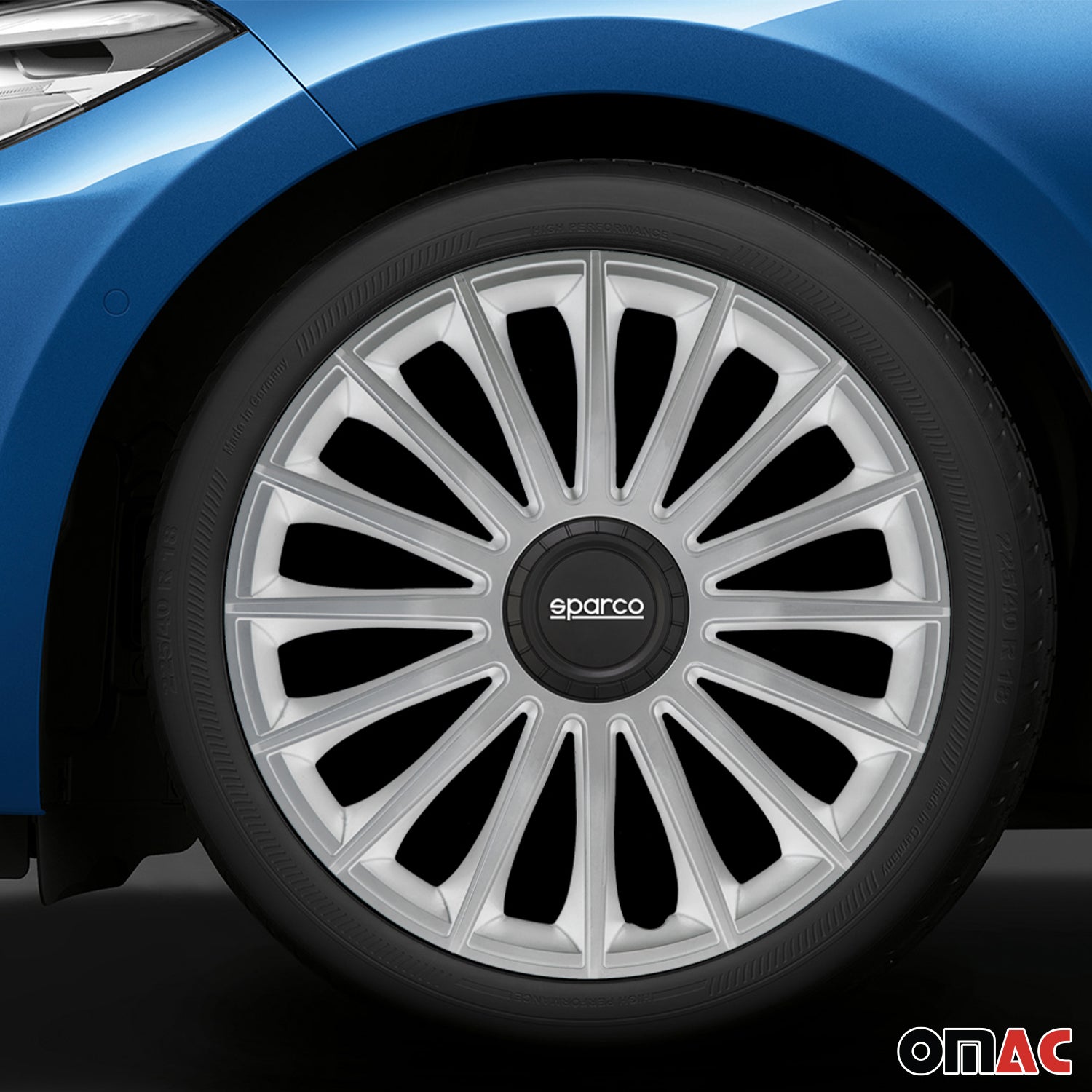 Sparco Treviso Tapacubos 15 Pulgadas Universal Plata ABS