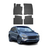 OMAC Alfombrillas De Coche para Ford Kuga 2019-2025 Negro Goma 4Pza