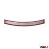 Protector Parachoques para Skoda Roomster 2006-2015 Plata Brillante Acero