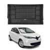 OMAC Premium Bandeja Maletero Alfombrilla para Renault Zoe 2012-2025 Negro TPE