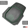 3D Alfombrillas De Coche Universal Negro Goma 4Pza