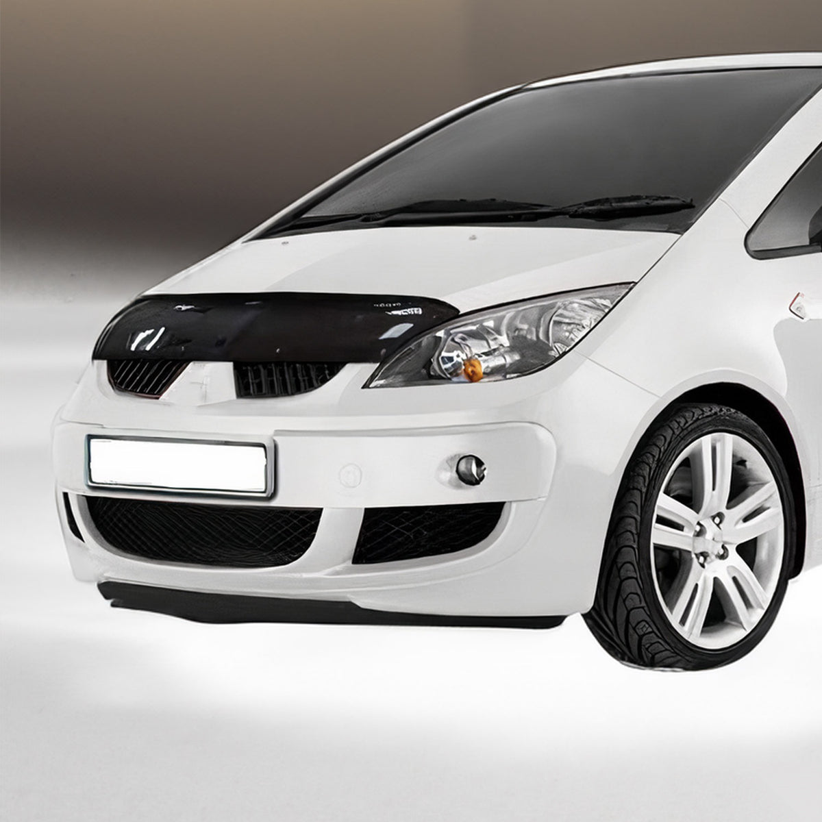 Deflector de Capó para Mitsubishi Colt 2009-2012 Oscuro Brillante Acrílico