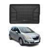 OMAC Premium Bandeja Maletero Alfombrilla para Opel Meriva B 2010-2017 Negro TPE