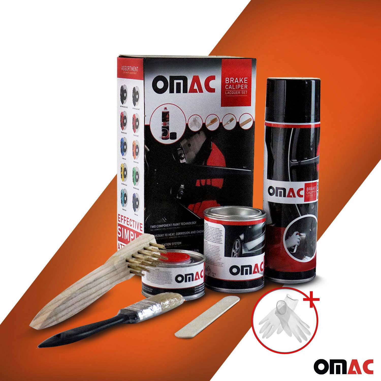 Kit Vernice Pinze Freno Altos Temperaturas Universal Arizona Orange