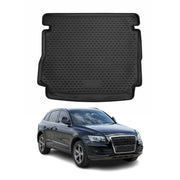 OMAC Bandeja Maletero Alfombrilla para Audi Q5 2011-2017 Hybrid Negro Goma TPE