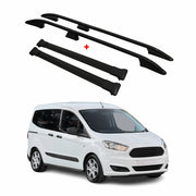 Rieles & Barras de Techo Coche para Ford Tourneo Transit Courier 2012-2024 Negro