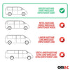 Rieles & Barras de Techo Coche para Renault Kangoo Mercedes Citan Gris Alu 4Pza