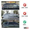 Barras de Techo Baca para Dacia Duster 2 2018-2024 Negro Aluminio 2Pza