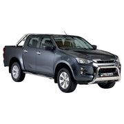 Bull Barra Frontal para Isuzu D-Max 2019-2022 Plata Brillante Acero 1Pza
