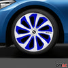 Sparco Tapacubos 16" pulgadas Universal Plata Azul Carbono ABS