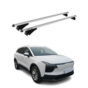 Menabo Barras de Techo Coche Baca para Aiways U5 2020-2025 Gris Aluminio 2Pza