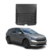 OMAC Premium Bandeja Maletero Alfombrilla para Skoda Enyaq 2020-2025 Negro TPE