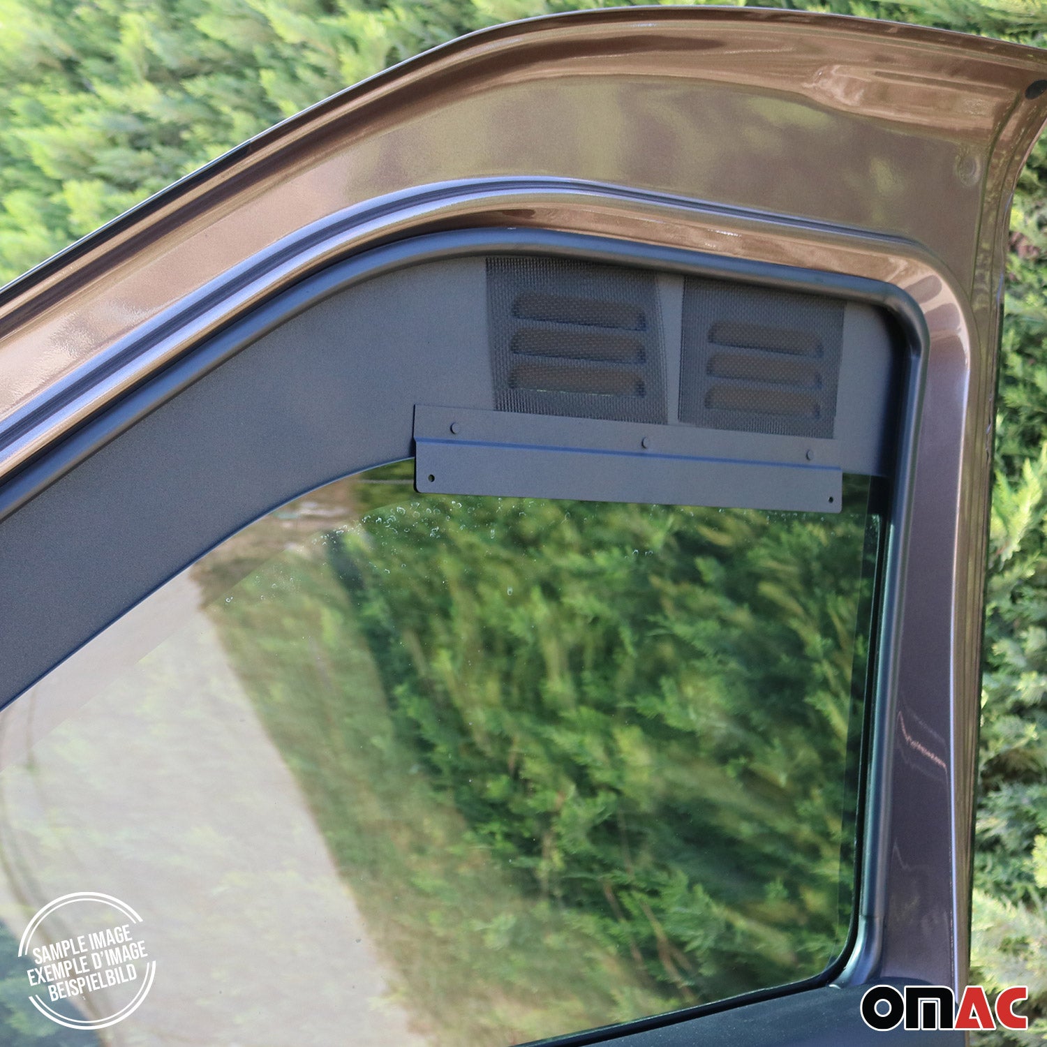 Aire Ventilación para VW Transporter T5 2003-2015 Negro Aluminio 2Pza