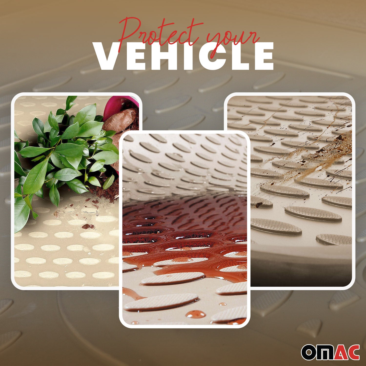 Alfombrillas De Coche para BMW Serie 5 F11 Touring 2010-13 4WD Xdrive Beige 4Pza