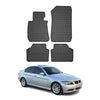 OMAC Alfombrillas Coche para BMW Serie 3 E90 E91 E92 2004-2013 Negro Goma 4Pza