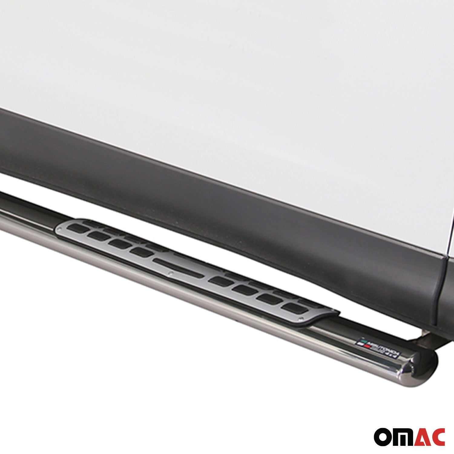 Par de Estribos Barras Laterales para Honda CR-V 2012-2015 Plata Acero 2x