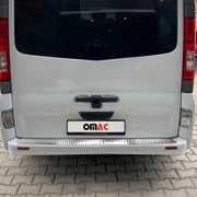Protector Parachoques para Renault Trafic 2001-2014 Plata Brillante Acero