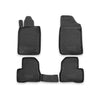 OMAC Alfombrillas De Coche para Peugeot 206 1998-2009 Negro Goma TPE 4Pza