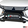 Bull Barra Frontal para Mitsubishi Eclipse Cross 2018-2020 Negro Acero