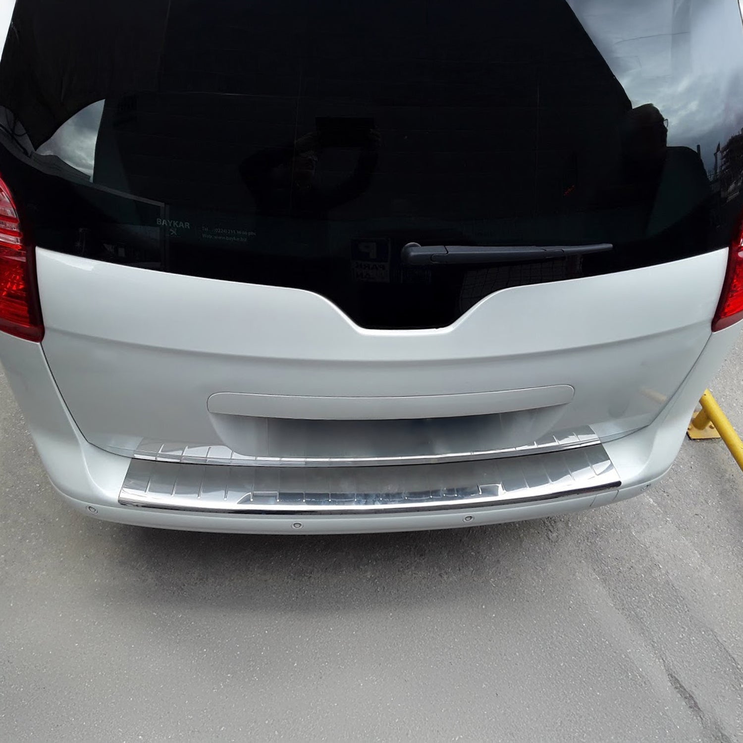 Protector Parachoques para Peugeot 5008 Active 2017-2020 Plata Brillante