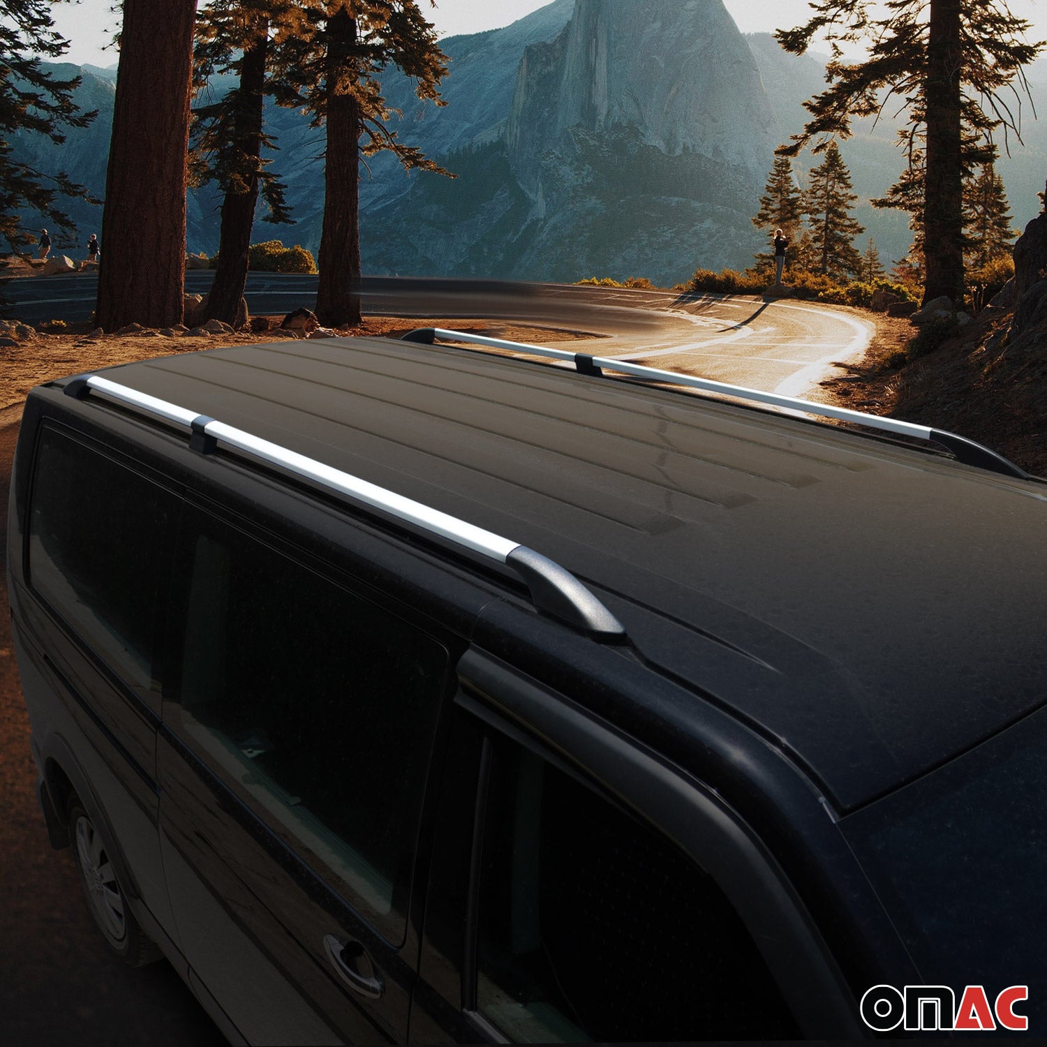 Rieles de Techo Coche para Mercedes Vito W639 W447 2003-2025 L3 ExtraLargo Plata