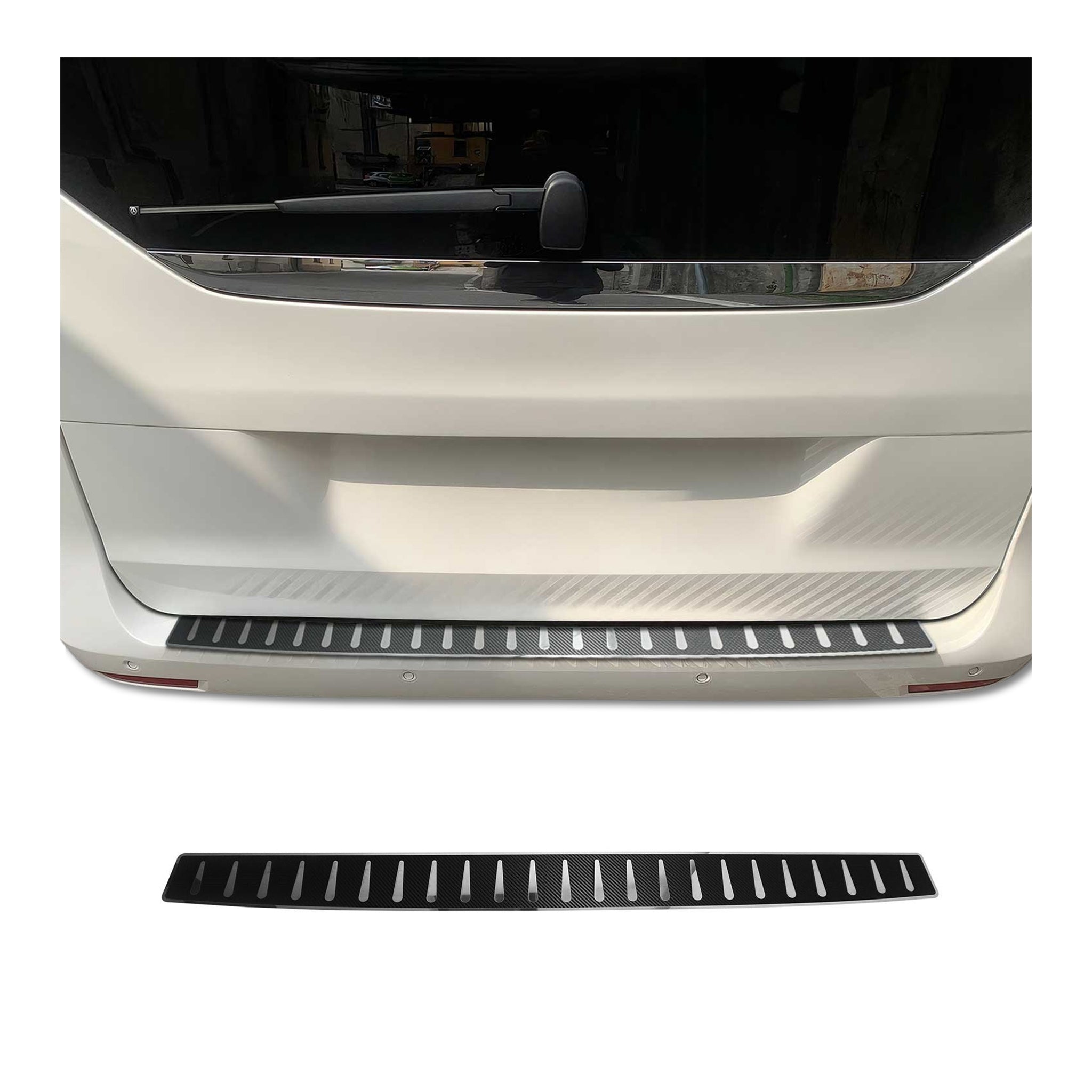 Protector Parachoques para Mercedes Vito W447 2014-2026 Acabado Carbono Acero