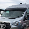 Deflector de Sol Lluvia para VW Crafter 2006-2021 Negro Brillante Acrílico 1Pza
