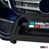 Bull Barra Frontal para Mercedes V Class 2020-2025 Negro Brillante Acero 1Pza