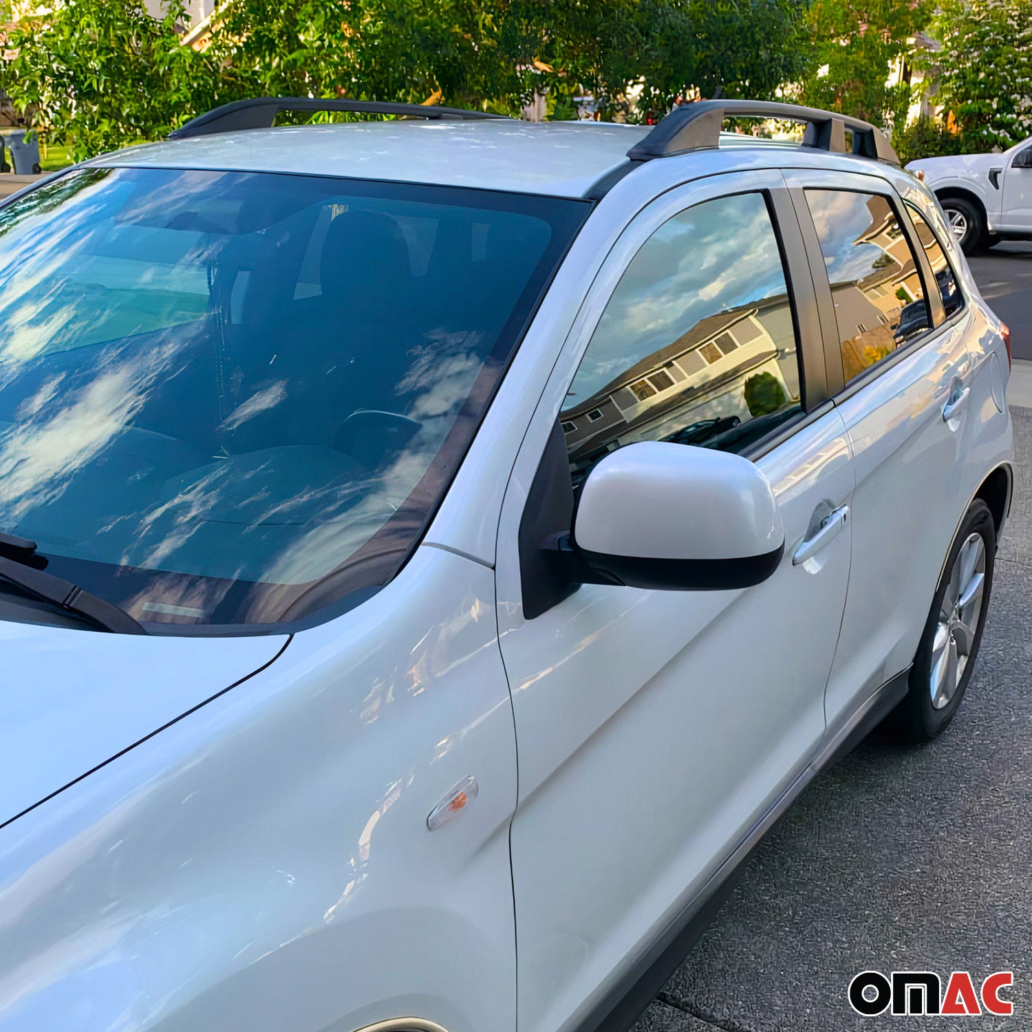 Rieles & Barras de Techo para VW Caddy 2003-2015 Corto Negro Aluminio 2Pza