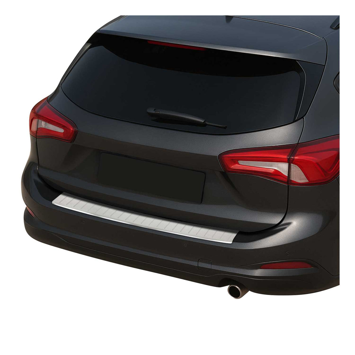 Protector Parachoques para Ford Focus Turnier 2018-2025 cepillado Acero
