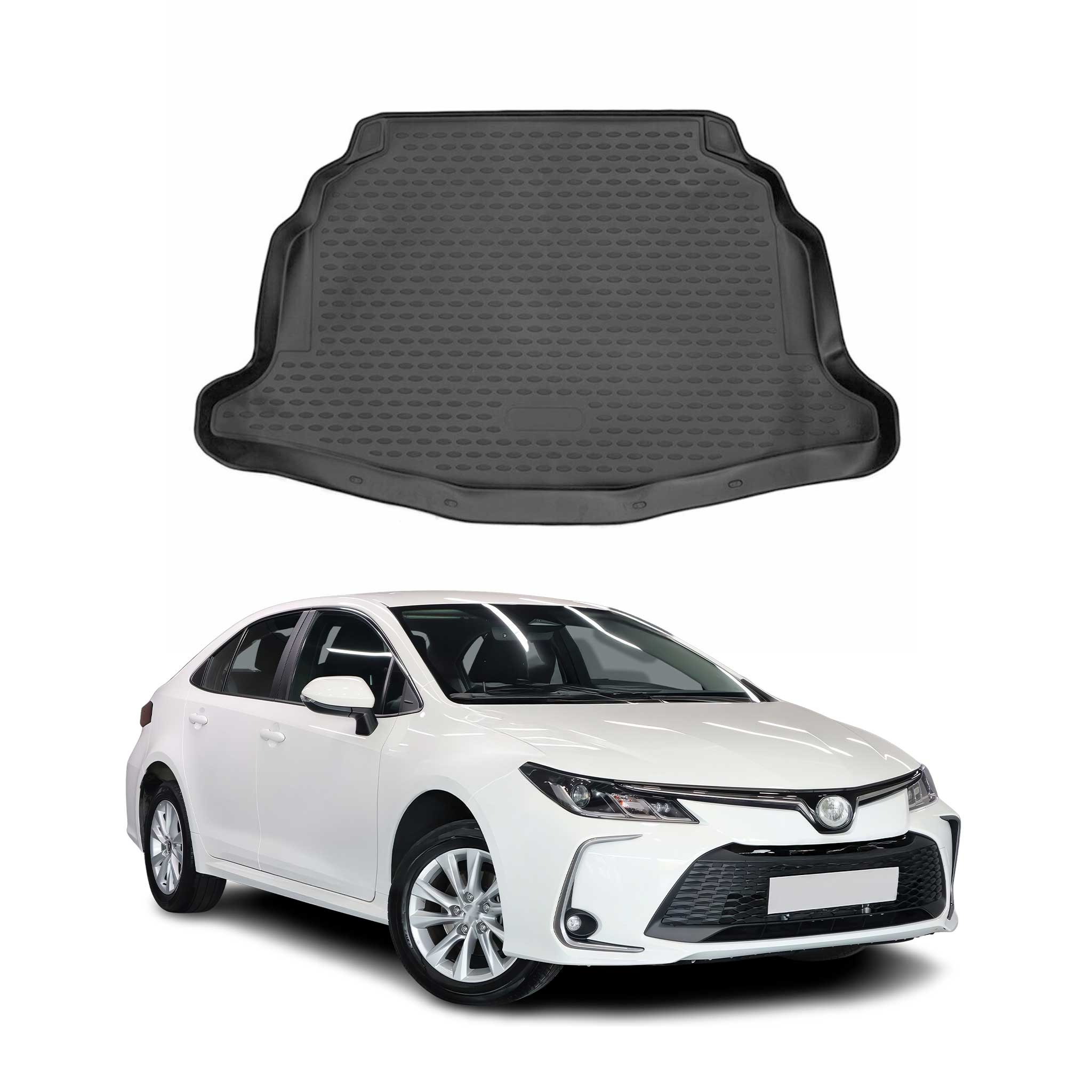 OMAC Bandeja Maletero Alfombrilla para Toyota Corolla 5puerta 2018-2024 Negro
