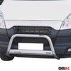 Bull Barra Frontal para Iveco Daily 2012-2014 Plata Brillante Acero 1Pza