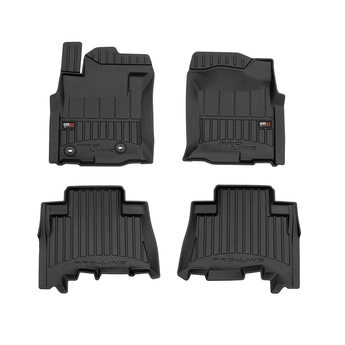 OMAC Premium Alfombrillas Coche para Toyota Land Cruiser Prado 2010-2024 TPE 4x