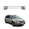 Menabo Barras de Techo Coche Barra para Toyota Sienna XL20 2003-2009 Gris Alu 2x