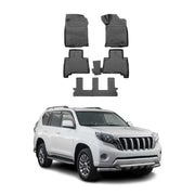 OMAC Alfombrillas De Coche para Toyota Land Cruiser Prado 2009-2021 Negro 5x