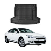 OMAC Premium Bandeja Maletero Alfombrilla para Citroen C5 2008-2017 Negro TPE