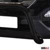 Bull Barra Frontal para Hyundai Santa Fe 2012-2015 Negro Brillante Acero