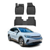 OMAC Premium Alfombrillas De Coche para VW ID.4 2020-2025 Negro TPE Goma 4Pza