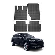 OMAC Alfombrillas De Coche para Audi Q7 2006-2015 Negro Goma 4Pza