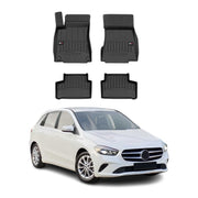 OMAC Premium Alfombrillas De Coche para Mercedes B Class W247 2019-2026 Goma 4x