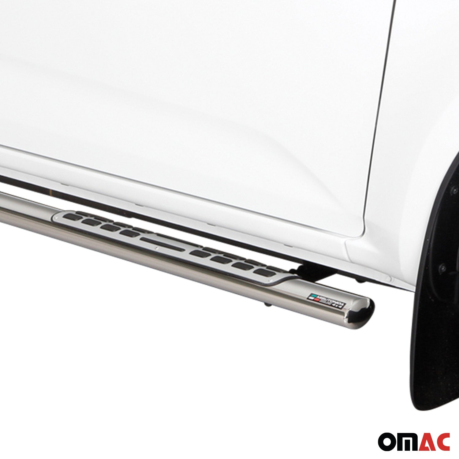 Estribos Barras Laterales para Isuzu D-Max Space Cab 2019-2026 Plata Acero