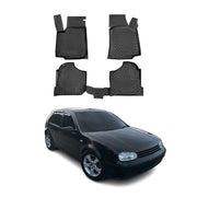 OMAC Alfombrillas De Coche para VW Golf 1997-2006 Negro Goma TPE 4Pza