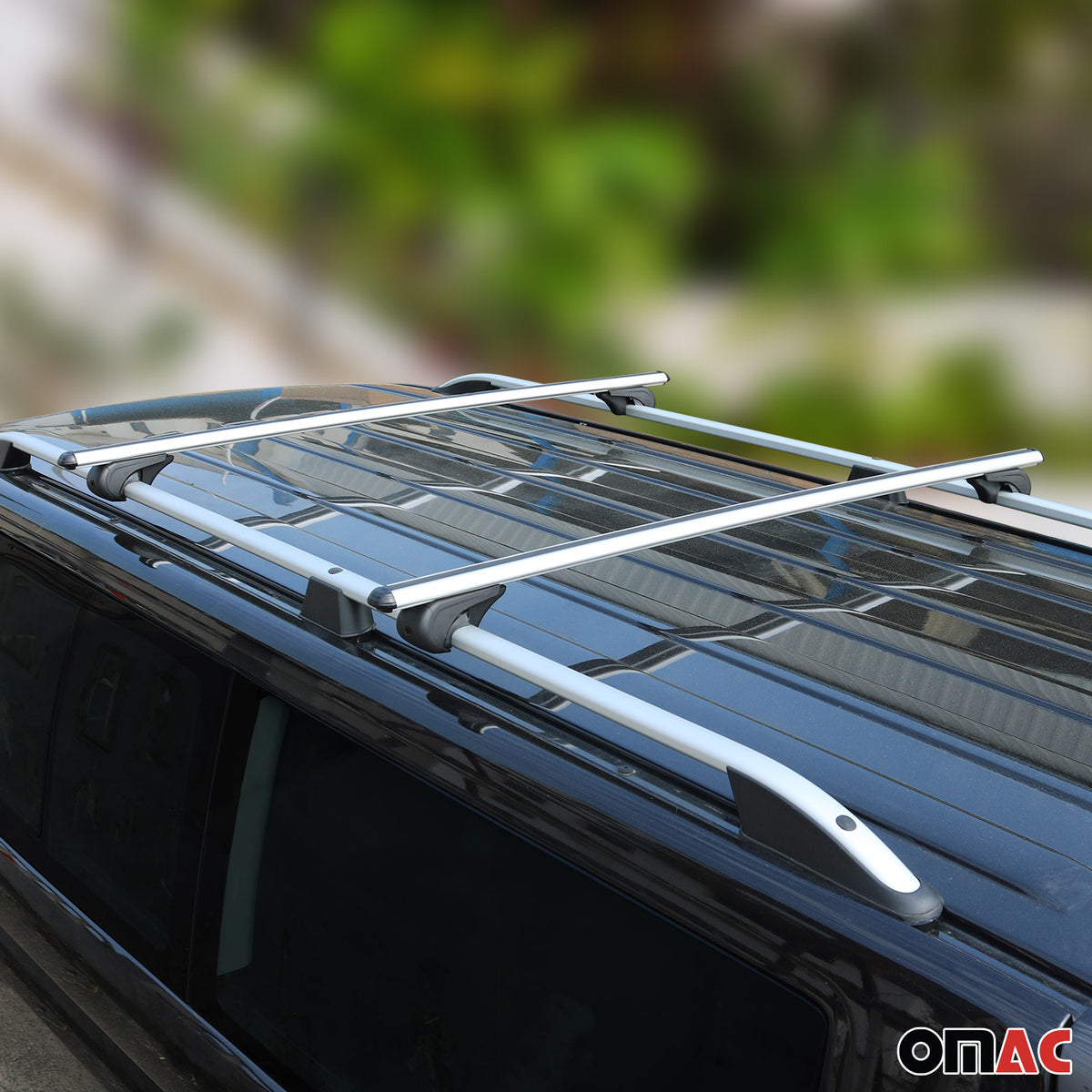 Rieles & Barras de Techo Coche para VW Caddy 2020-2026 Plata Aluminio