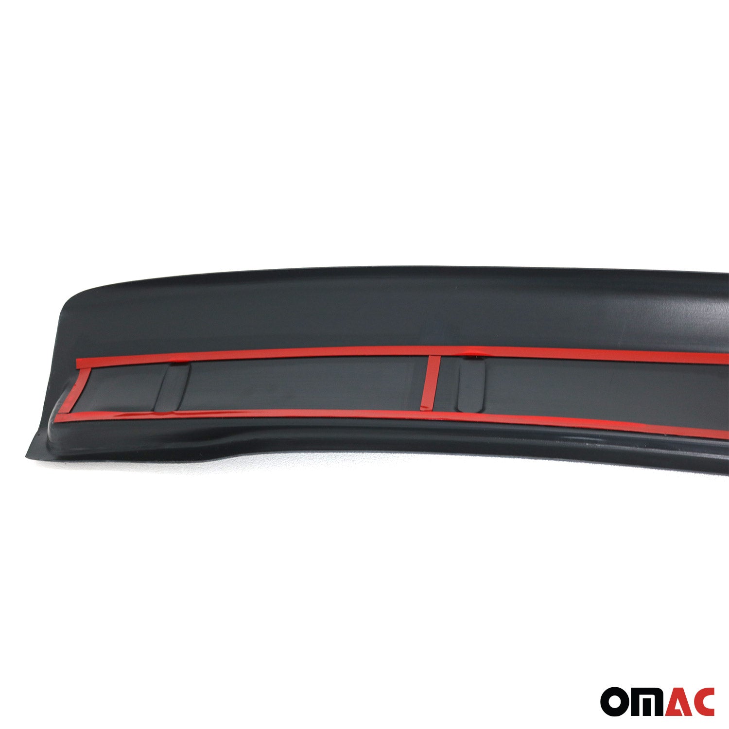 Protector de Parachoques Trasero para VW Caddy 2015-2020 Negro Mate ABS 1Pza