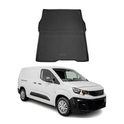 OMAC Bandeja Maletero Alfombrilla para Peugeot Partner 2018-2021 Negro Goma TPE