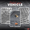 OMAC Alfombrillas De Coche para BMW Serie 3 F30 F31 2013-2021 Gris 4Pza