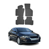 OMAC Alfombrillas De Coche para VW Passat B6 2005-2010 Negro Goma 4Pza